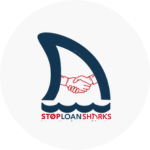 Stop Loan Sharks logo in grey circle