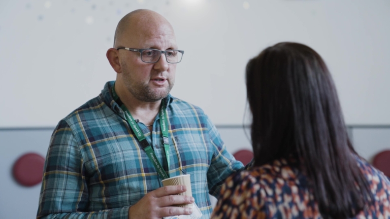 Russell Smith and Diane Taylor in conversation at TEWV